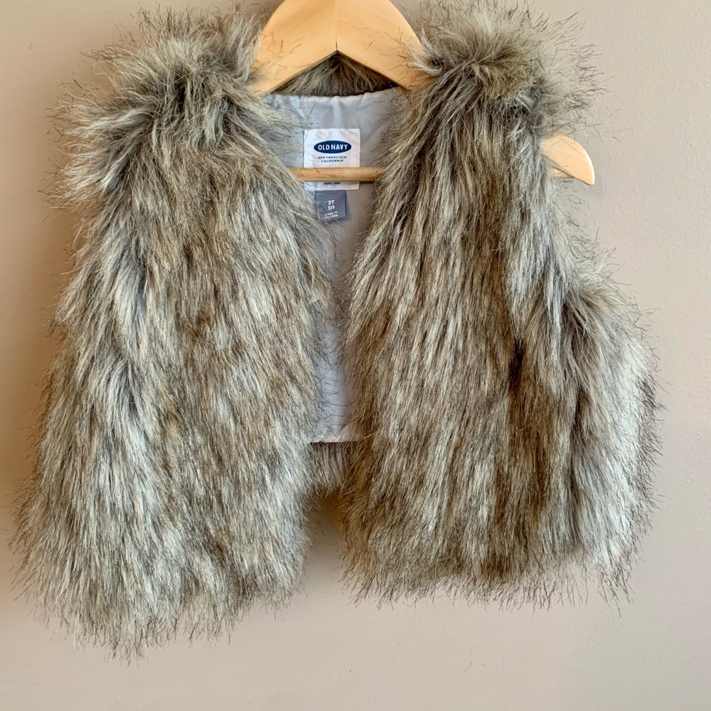 Toddler Girl Faux-Fur Vest